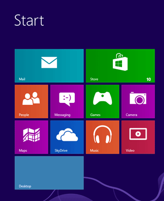 Windows Start Screen